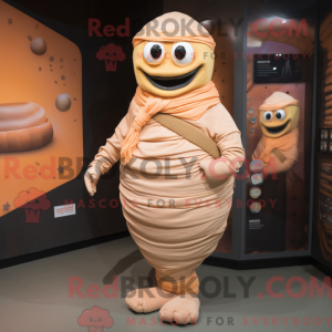 Peach Mummy-mascottekostuum...