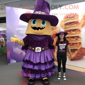 Purple Nachos mascot...