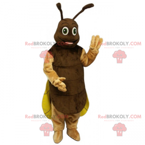 Brun maur maskot - Redbrokoly.com