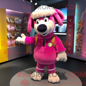 Pink Ram-maskotkostyme...