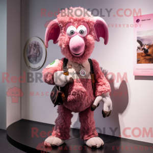 Pink Ram-maskotkostyme...