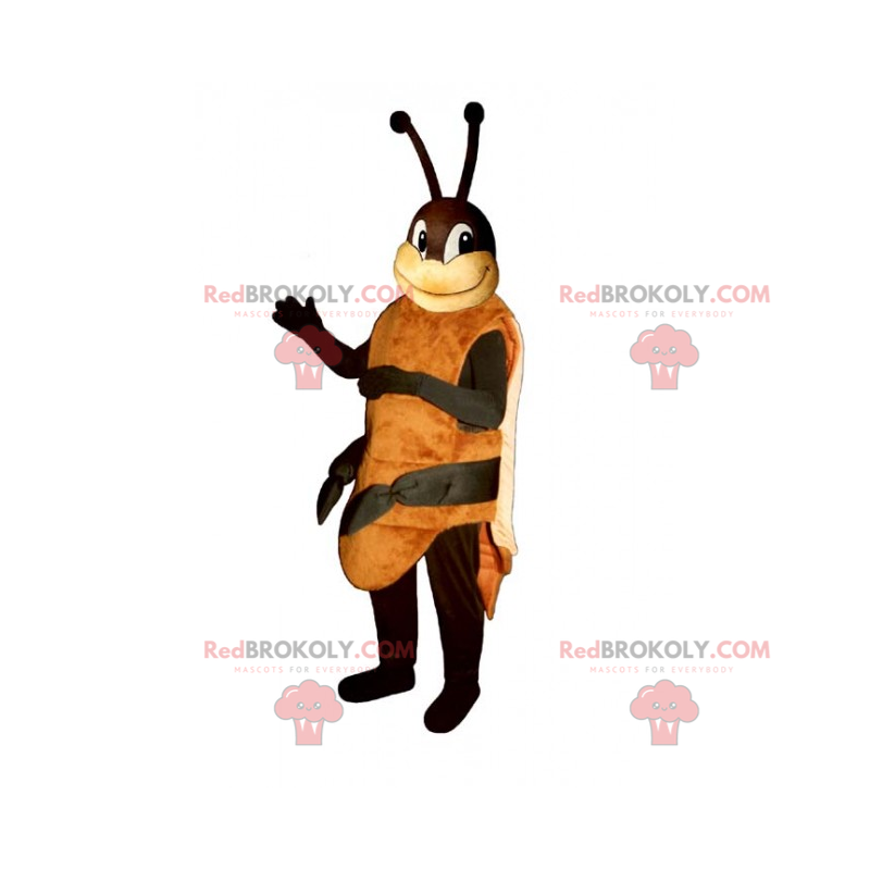 Mascotte de fourmis souriante - Redbrokoly.com