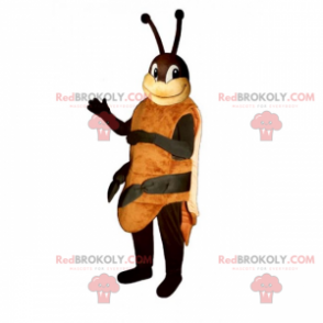 Smiling ants mascot - Redbrokoly.com