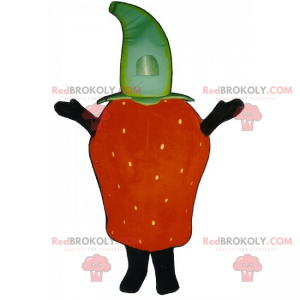 Aardbei mascotte - Redbrokoly.com