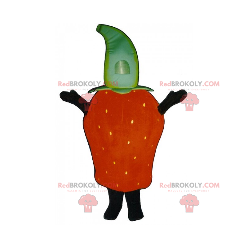 Mascote morango - Redbrokoly.com Mascote morango - Redbrokoly.com