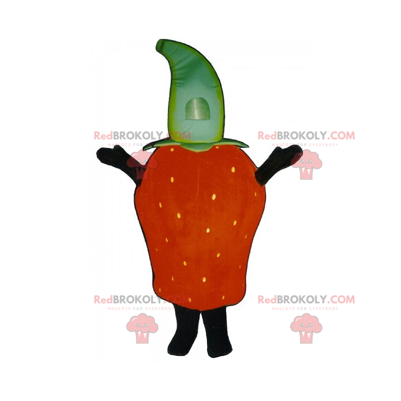 Strawberry maskot - Redbrokoly.com