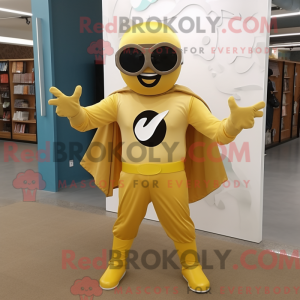 Zlatý kostým maskota...