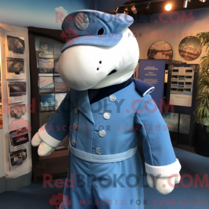 Disfraz de mascota de Navy...