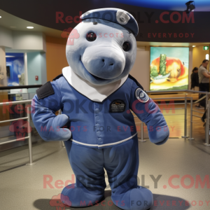 Disfraz de mascota de Navy...