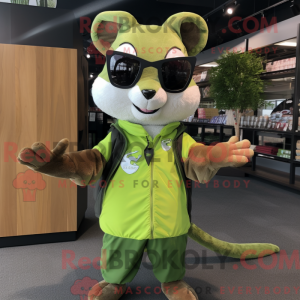 Lime Green Flying Squirrel...