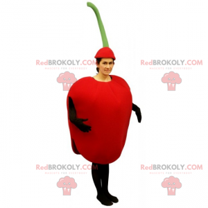 Mascotte della frutta - Mela rossa - Redbrokoly.com