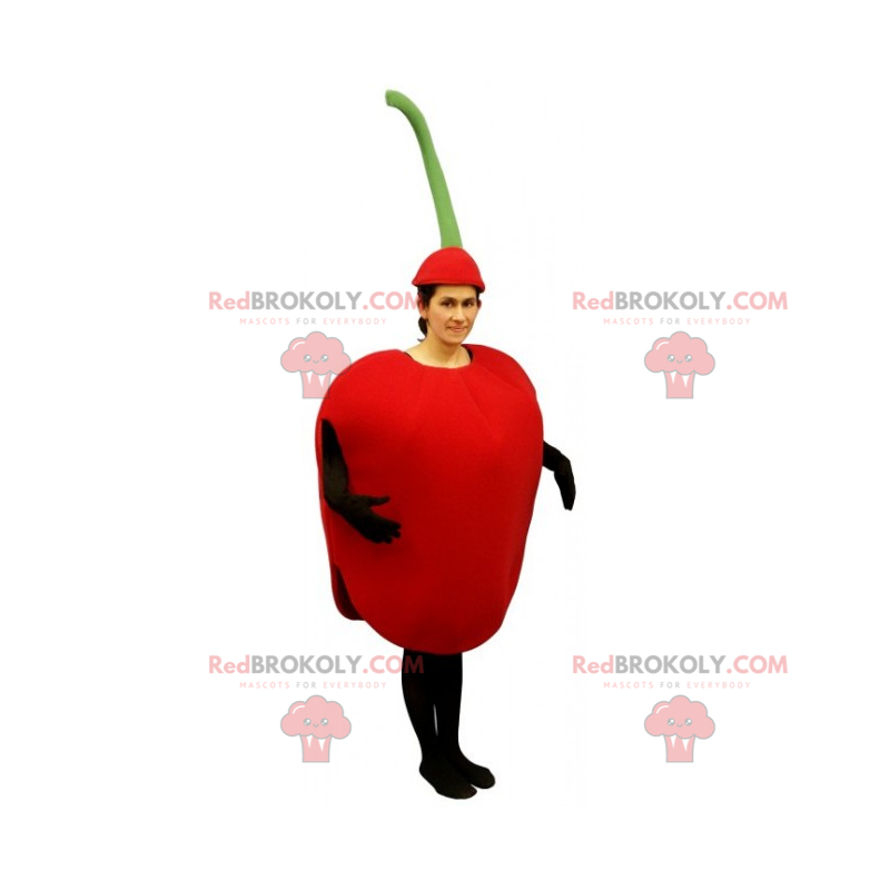 Maskot ovoce - červené jablko - Redbrokoly.com Maskot ovoce - červené jablko - Redbrokoly.com