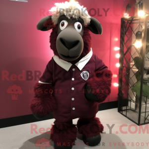 Maroon Suffolk Sheep...