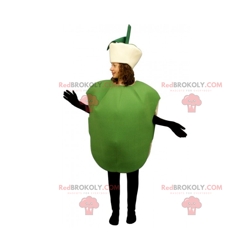 Fruit mascot - Green apple - Redbrokoly.com