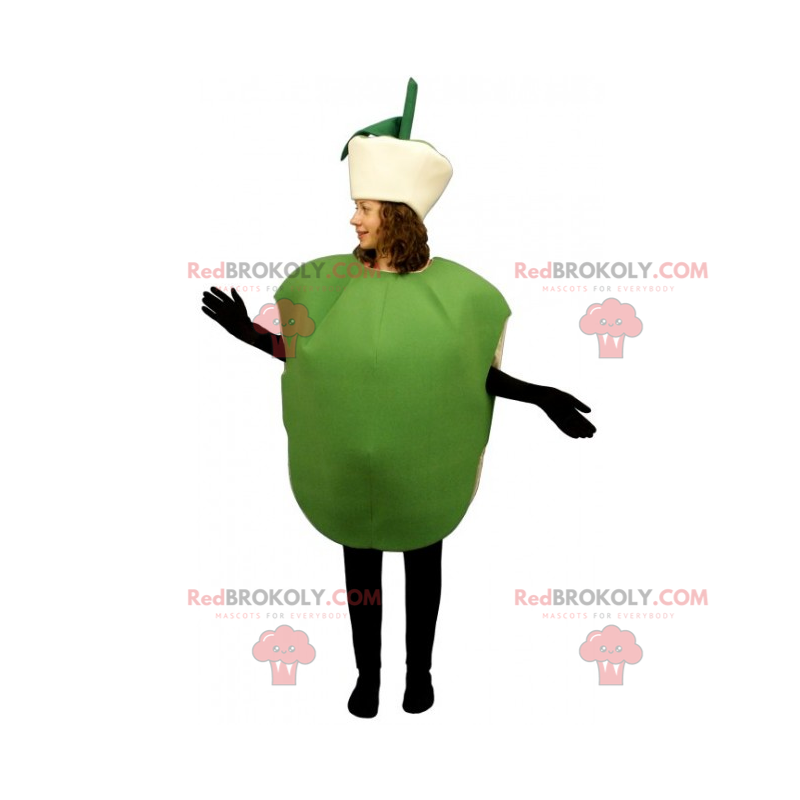 Mascota de la fruta - manzana verde - Redbrokoly.com