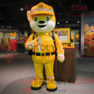 Personaggio mascotte Yellow...