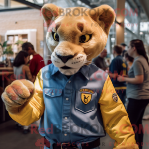 Costume de mascotte de lion...