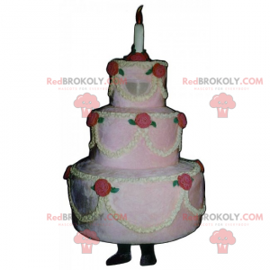 Mascotte de gâteau de mariage - Redbrokoly.com