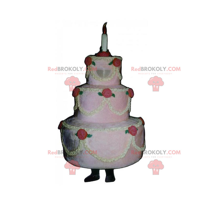 Bryllupskake maskot - Redbrokoly.com