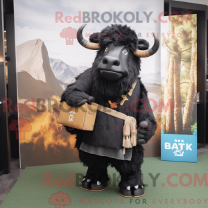 Black Yak maskot...