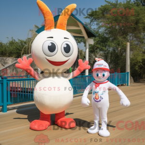 White Shrimp Scampi mascot...