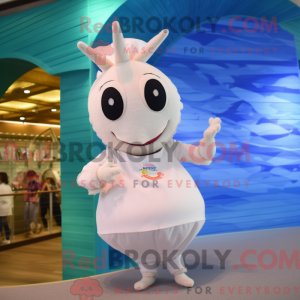 White Shrimp Scampi mascot...