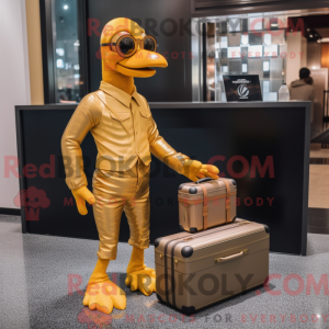Personaggio mascotte Gold...