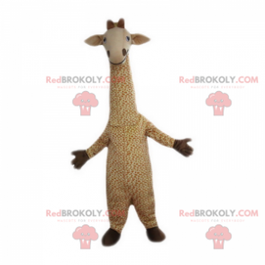 Mascote girafa sorridente - Redbrokoly.com