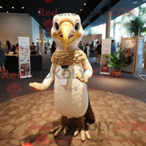 Beige Woodpecker mascot...
