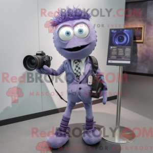 Lavendel kamera maskot...
