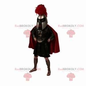 Gladiator mascot with cape - Redbrokoly.com