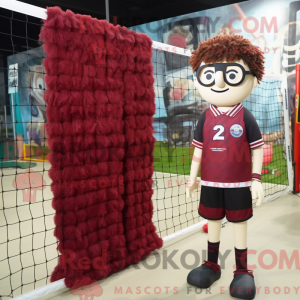 Maroon Volleyball Net...