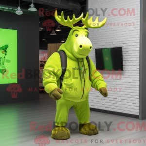 Lime Green Moose...