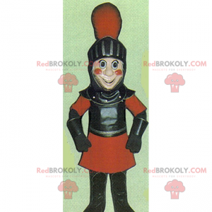 Mascotte de Gladiateur souriant - Redbrokoly.com