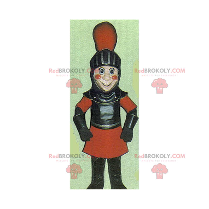 Mascota Gladiador sonriente - Redbrokoly.com