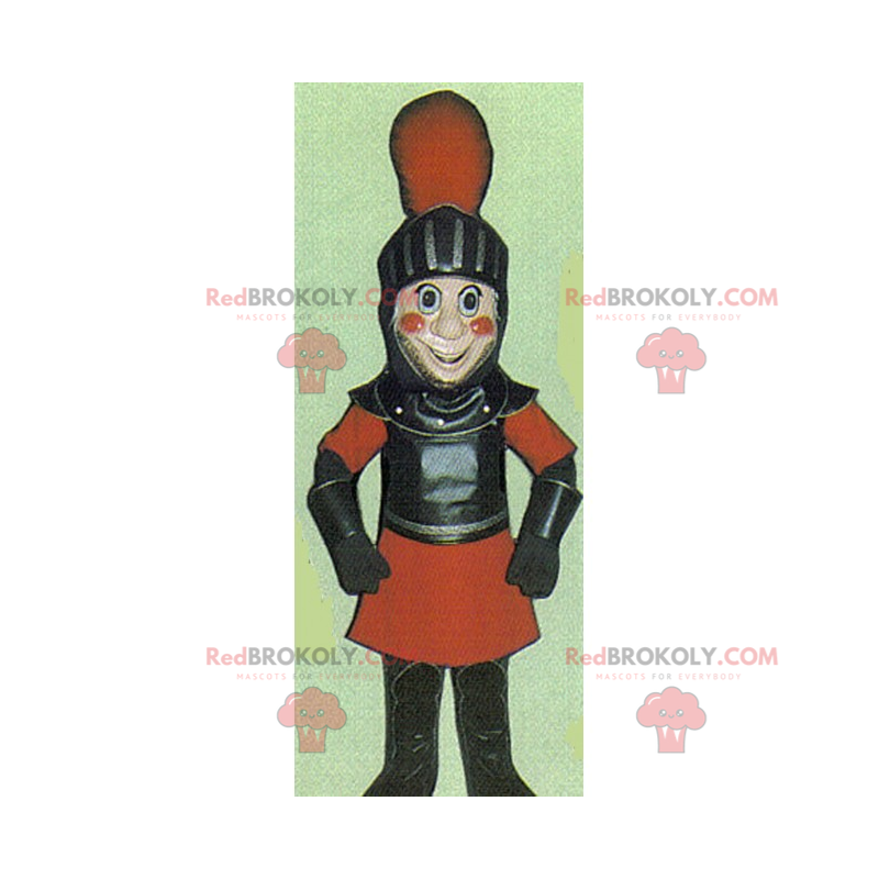 Mascotte de Gladiateur souriant - Redbrokoly.com