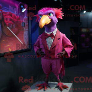 Disfraz de mascota Magenta...