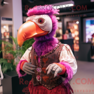 Costume mascotte Magenta...