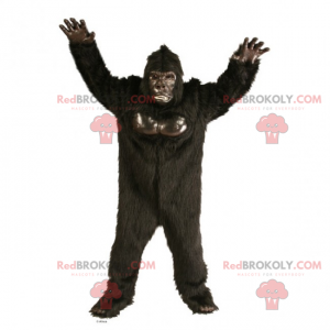 Brown gorilla mascot - Redbrokoly.com