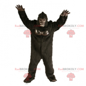 Brun gorillamaskot - Redbrokoly.com