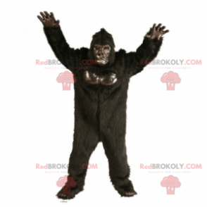 Brun gorilla maskot - Redbrokoly.com