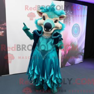 Postava maskota Teal Wild...