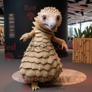 Disfraz de mascota pangolín...