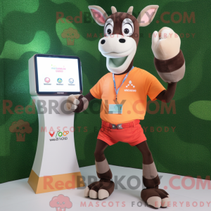 Costume mascotte d okapi...