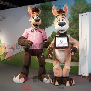Costume mascotte d okapi...