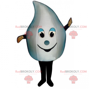 Mascota de goteo con cara sonriente - Redbrokoly.com