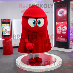 Maskottchenkostüm Roter...