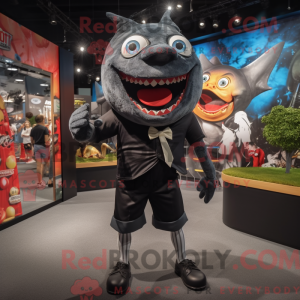 Black Tuna mascot costume...