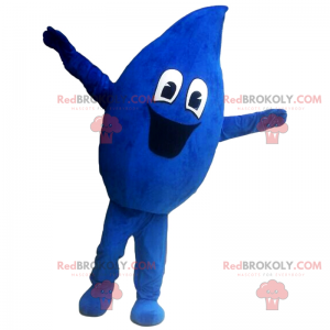 Mascota de gota de agua sonriente - Redbrokoly.com