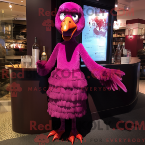 Máscara Magenta Dodo Bird...